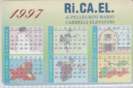 Calendarietto - Ri-ca-el - Carrelli Elevatori - Madignano - Anno 1997 - Petit Format : 1991-00