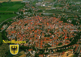 72753994 Noerdlingen Mittelalterliche Stadt An Der Romantischen Strasse Fliegera - Nördlingen