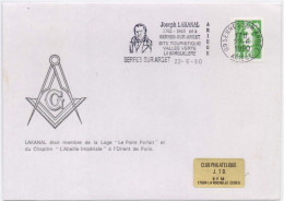 Joseph Lakanal French Politician Freemason Initiated Moulin Lodge Of "Le Point Parfait" Freemasonry Masonic Cover France - Massoneria