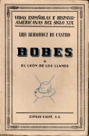 Bobes O El León De Los Llanos - Luis Bermúdez De Castro - Biografieën