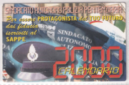 Calendarietto - Sindacato Autonomo Polizia Penitenziaria - Anno 2000 - Petit Format : 1991-00