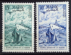 Maroc 1954 PA98/99 **TB Cote 5€50 - Posta Aerea