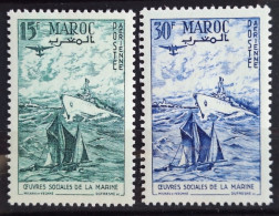 Maroc 1954 PA98/99 **TB Cote 5€50 - Aéreo