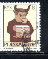 POLONIA POLAND POLSKA 1996 SIGNS OF THE ZODIAC TAURUS 20g USED USATO OBLITERE' - Gebruikt