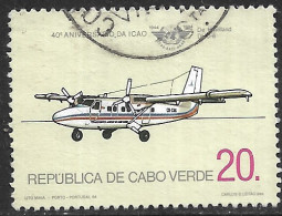 Cabo Verde – 1984 Civil Aviation Organization Anniversary 20. Used Stamp - Cap Vert