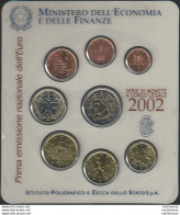 2002 Italia Divisionale 8 Monete FDC In Blister - Italy