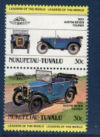 Tuvalu - Nukufetau, Mi 5, 6, Austin Seven Tourer 1923, - Tuvalu