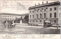 Berlin, Universität (Stempel: Dresden 1909, Nach Norwegen) - Mitte
