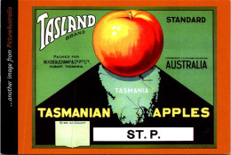 27-2-2024 (1 Y 21) Australia - Tasmania - Tasland Brand Appple (humour & Map) - Sonstige & Ohne Zuordnung