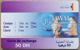 Carte De Recharge - JAWAL 50 DH - Maroc - Télécarte ~2 - Marocco