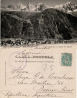 FRANCE 1903 POSTCARD SENT TO BUENOS AIRES - 1900-29 Blanc