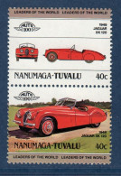 Tuvalu - Nanumaga, Mi 9, 10, Jaguar XK120 1949, - Tuvalu (fr. Elliceinseln)