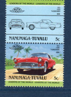 Tuvalu - Nanumaga, Mi 25,26, Ford Thunderbird 1955 - Tuvalu