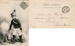 FRANCE 1903 POSTCARD SENT TO BIARRITZ - 1900-29 Blanc