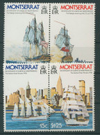 Montserrat 1976 200 Jahre Unabhängigkeit Amerikas Schiffe 359/62 ZD Postfrisch - Montserrat