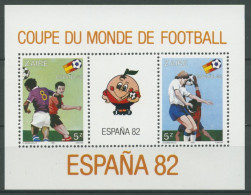 Kongo - Zaire 1981 Fußball-WM Spanien '82 Block 40 Postfrisch (C27088) - Nuovi