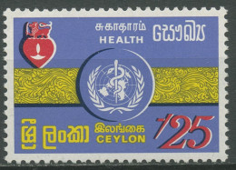 Sri Lanka 1972 Welt-Herzmonat Weltgesundheitsorganisation WHO 423 Postfrisch - Sri Lanka (Ceylan) (1948-...)
