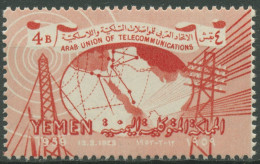 Jemen (Nordjemen) 1959 Arabische Telefonunion 162 Postfrisch - Yemen