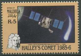 Malediven 1986 Halleyscher Komet Raumsonde VEGA 1168 Postfrisch - Maldivas (1965-...)