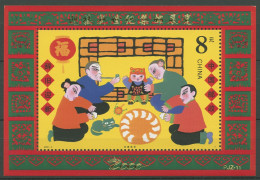 China 2000 Frühlingsfest Briefmarkenmesse Block 92 I Postfrisch (C40319) - Blocks & Kleinbögen