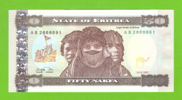 ERITREA 50 NAKFA  1997  P-5  UNC - Erythrée