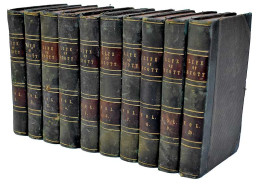 Memoirs Of The Life Of Sir Walter Scott, Bart. 10 Vols. - John Gibson Lockhart - Biografías