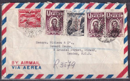 PERU. 1953/Miraflores, Registered Letter Mixed Franking/by AirMail. - Pérou