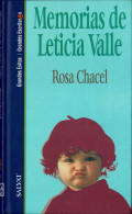 Memorias De Leticia Valle - Rosa Chacel - Andere & Zonder Classificatie