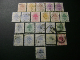 ORANGE FREE STATE 1868-1897 Complete Simplified Collection (22 Stamps) - Used - Orange Free State (1868-1909)