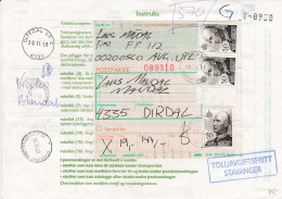 Norway. Feldpost 19.11.96. Special Recomended Packe Send From Bosnien/Herzegovina From A Soldier FP 112 - Storia Postale