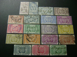 ORANGE FREE STATE 1886 Provisional Surcharges Used Revenue Stamps - Orange Free State (1868-1909)