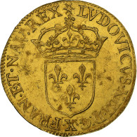 France, Louis XIII, Ecu D'or, 1639, Amiens, Or, SUP+, Gadoury:55 - 1610-1643 Luigi XIII Il Giusto