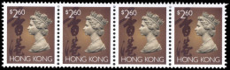 Hong Kong 1992-96 $2.60 Strip Of 4 Unmounted Mint. - Nuovi