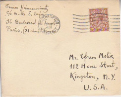 UNITED KINGDOM/PAQUEBOT. 1921/Southampton, Cunaro-Line Envelope/to Kingston. - Covers & Documents