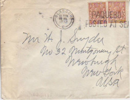 UNITED KINGDOM/PAQUEBOT. 1932/Glasgow, Envelope,NewYork/Anchor Line. - Covers & Documents