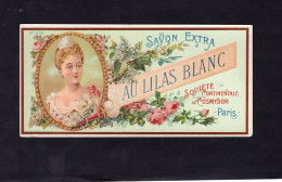 Etiquette - SAVON  EXTRA - AU LILAS BLANC - Société Continental Du COSMYDOR - PARIS - Etiquettes