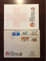 KENYA FDC COVER 1989 YEAR RED CROSS HEALTH MEDICINE STAMPS - Kenya (1963-...)