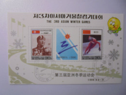 Sport: 1996 The 3rd Winter Asian Games - Harbin, China 5. Juli Wz: Keine Zähnung: 11½ /Minisheet Gestempel - Hiver