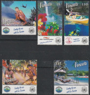 Vanuatu  2002  Ecotourism,Birds,Flowers Set  MNH - Vanuatu (1980-...)