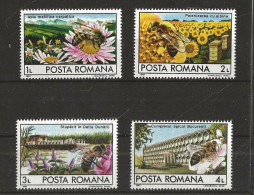Romania 1987 Beekeeping In Romania, Bees Mi 4407 - 4410   MNH(**) - Unused Stamps