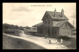 60 - STE-GENEVIEVE - LA GARE DE CHEMIN DE FER - Sainte-Geneviève