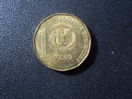 RÉPUBLIQUE DOMINICAINE * :1 PESO   1991  KM 80.1     SUP+ - Dominicaine