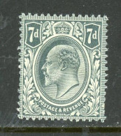 Great Britain MH 1909 King Edward Vll - Unused Stamps