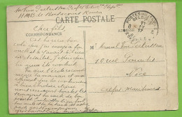 Kaart Verzonden HOPITAL MILITAIRE BELGE / BONSECOURS ,stempel PMB 8 Op 11/4/17 (1860) - Belgische Armee