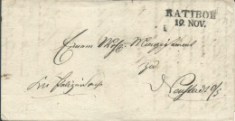 POLOGNE MARQUE RATIBOH DE 1831 LETTRE COVER - ...-1860 Voorfilatelie