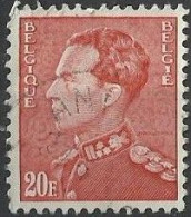 Belgie Belgique 1936 N°435 Poortman Gestempeld 20 Fr - 1936-1951 Poortman