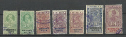 INDIA Brokers Note Revenue Tax, 7 Stamps, O - Timbres De Service