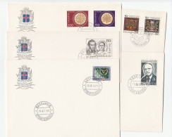 Collection Iceland  5 Diff FDCs 1978 - 1981   Fdc Cover Stamps - FDC