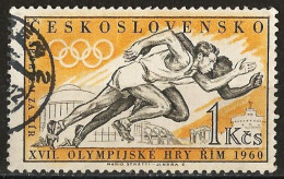 Czechoslovakia 1960 - Mi 1206 - YT 1089 ( Rome Olympic Games : Running ) - Gebraucht