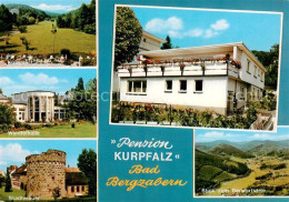 73845257 Bad Bergzabern Pension Kurpfalz Kurpark Wandelhalle Stadtmauer Blick Zu - Bad Bergzabern
